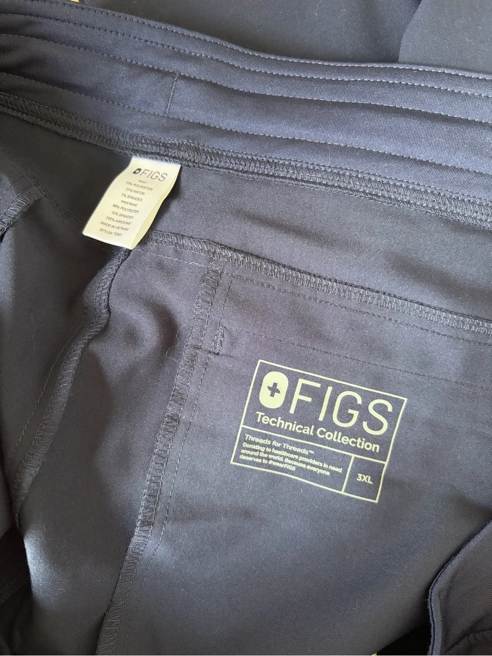 Figs Axim Cargo Scrub Pants 3XL